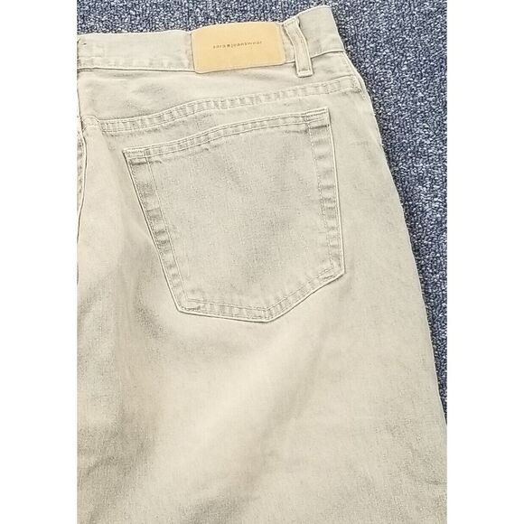 VTG ZARA Jeans Women's 34x33 Tan Denim Flared Bottoms Bootcut Y2K - Picture 5 of 14